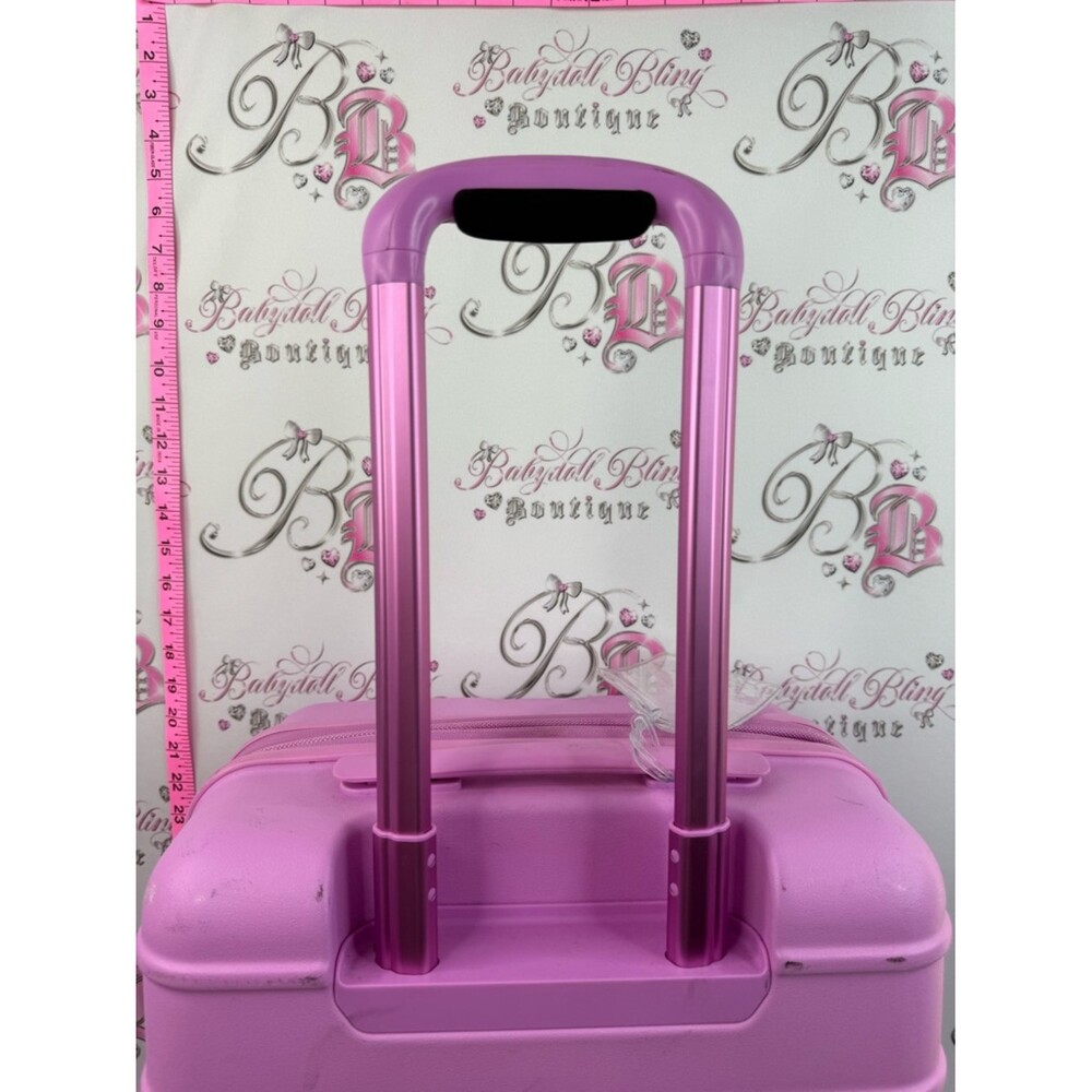 BEIS luggage carry on berry sherbet purple Pink Hard Shell Spinner Carry-On - Picture 7 of 12